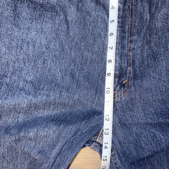 Levi Strauss 550 Big Mens 44X 29 Red Tab Denim Jeans Dark Blue - Picture 7 of 9